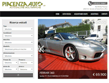 Tablet Screenshot of piacenzaauto.com
